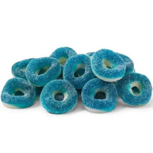 Blue Raspberry Ring Gummies